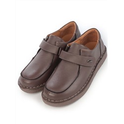 01-D7581-6 BROWN Ботинки демисезонные женские (натуральная кожа)