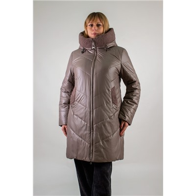 Куртка удлиненная с верблюжьей шерстью арт. 219 НАТАЛИ, 1196379