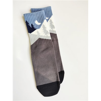 Носки р.35-40 "Mountains" Серые