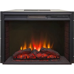 Электроочаг Sparta, 25.5", 2000 Вт, LED лампы, 2 режима обогрева, звук потрескивания