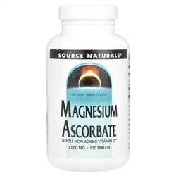 Source Naturals, Аскорбат магния, 1000 мг, 120 таблеток