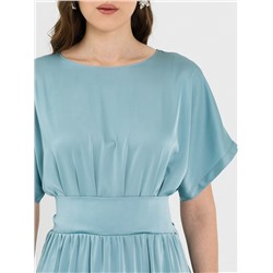 Платье нарядное с широким поясом