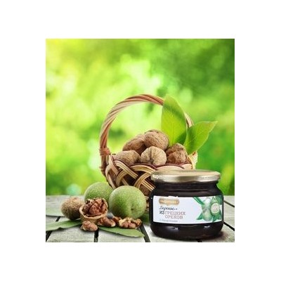 Варенье "Из грецкого ореха"  390гр (стекло)