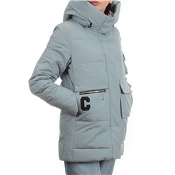 ZZM-21627 GRAY BLUE Куртка зимняя женская (150 гр. холлофайбер)