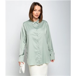 Рубашка #ОКТ085005, ментоловый