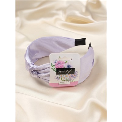 Ободок для волос QF «Трейси», 4 см, сиреневый