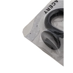 УЦЕНКА Крючок для штор ТУНДРА KS003, однорожковый, цвет черный, 2 шт.