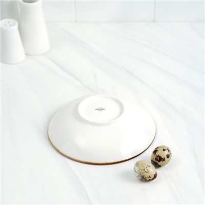 Салатник Magistro «Церера», 400 мл, d=16.2 см, фарфор, оранжевый