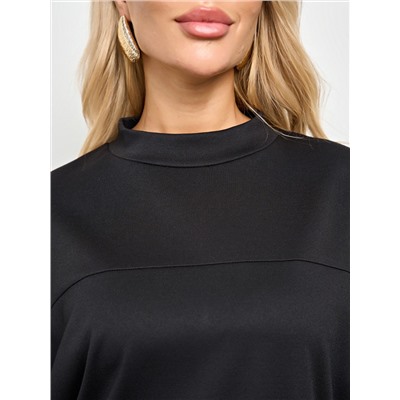 Платье чёрное трикотажное