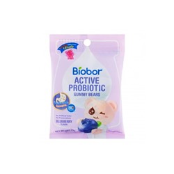 Мармеладные мишки с пробиотиками со вкусом черники BIOBOR 23 гр
