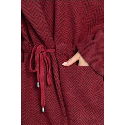 Пальто-пиджак (бордо) Б15083-7М