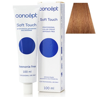 CONCEPT Soft Touch Крем-краска для волос без аммиака 7.0 блондин 100 мл
