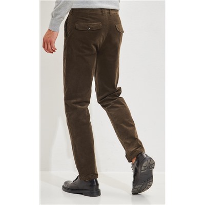 Брюки вельвет Р321-0800 brown