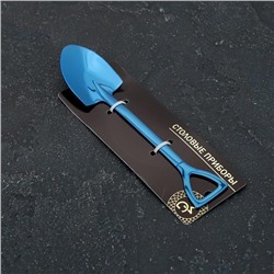 Ложка десертная из нержавеющей стали Magistro «Лопата», длина 15.5 см, форма овальная, цвет синий