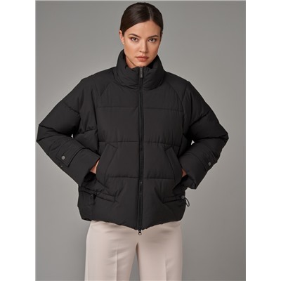 Пуховик женский черный