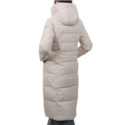 753 LT. BEIGE Пальто зимнее женское (170 гр. холлофайбер)