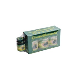 Зеленый бальзам с травами для облегчения боли от PHOYOK HERBAL BALM FORMULA 2 50g PACK 3PCS+1PC 15G
