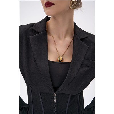 Пиджак – корсет Джуди (чёрный)