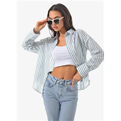 Женская рубашка оверсайз хлопок CRACPOT