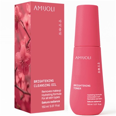 AMIJOLI Тонер для лица против пигментации с экстрактом сакуры 150 мл