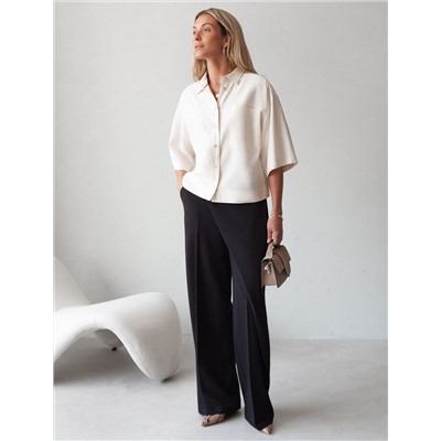 Блузка из плотного лиоцелла