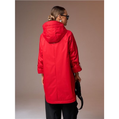 Плащ женский красный