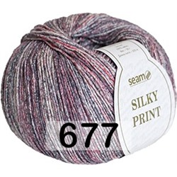 Пряжа Сеам Silky print