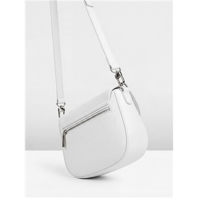 Женская кожаная сумка Richet 3292LN 613 Белый