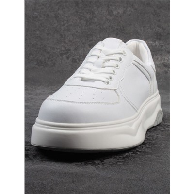 03-3062-2 WHITE Кроссовки женские (натуральная кожа)