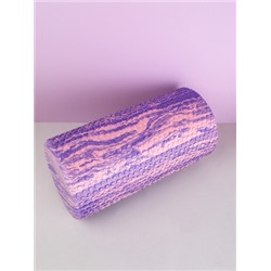 Ролик массажный спортивный Woohooo СELL 30x15/ фиолетово-розовый /уп10