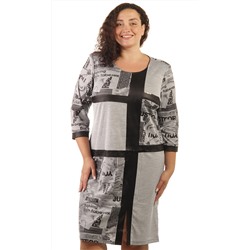 Платье женское с принтом 253464 размер 54,56,58,60,62,64