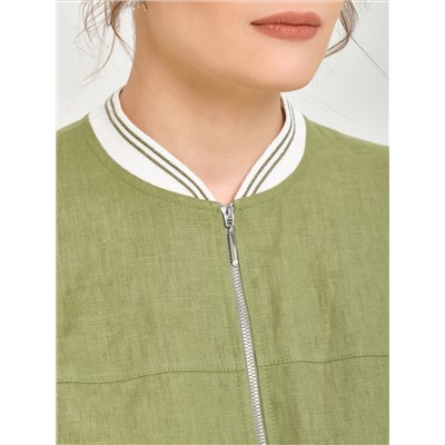 Жакет бомбер на молнии