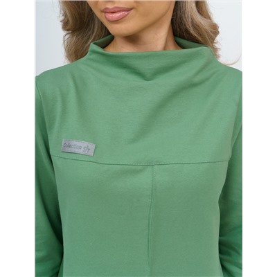 854 Платье "олива"