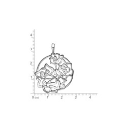 Серебряная подвеска 925 пробы - 478