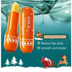 Бальзам для губ Новогодний Sadoer с МЕДОМ, 3,8 гр.