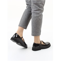 06-DLG05-2 BLACK Туфли женские (натуральная кожа)
