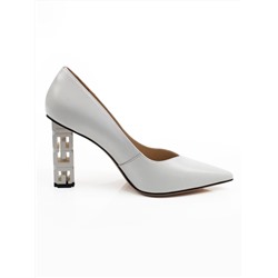 06-E32A-27D WHITE Туфли женские (натуральная кожа)