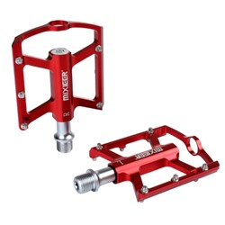 Педаль для MTB эксперт MIXIEER MONOMAH, фрезерованный CNC алюминий 6061, CR-MO ось 1DU+1 SEALED BEARING, ANODIZED RED, 1 пара в индивид. коробке/уп 30