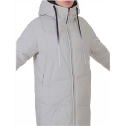 W8236M LT. GRAY Пальто зимнее женское оверсайз (200 гр. био-пух)