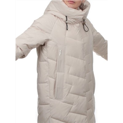 2302 LT. BEIGE Пальто зимнее женское (170 гр. холлофайбер)