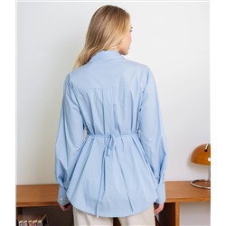 Рубашка #КТ3696, голубой
