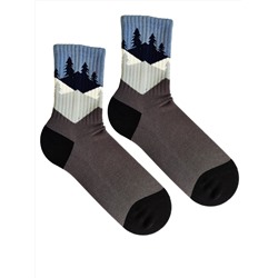 Носки р.35-40 "Mountains" Серые