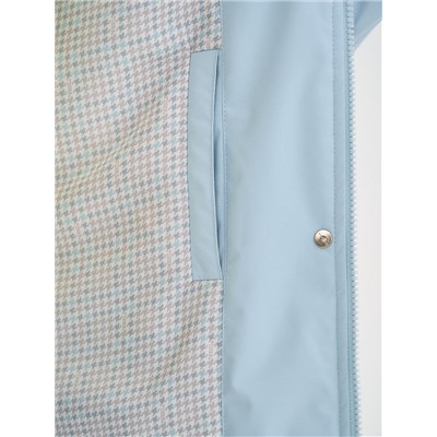 Плащ женский голубой