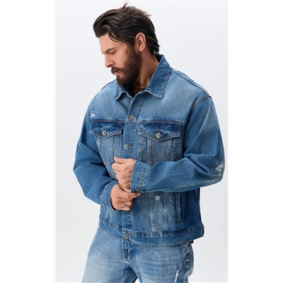 Куртка джинс P611-1285 l.blue