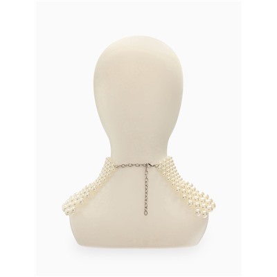 Колье-чокер жемчуг «Богема. Россыпь», белое, d=8/10/12