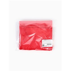 Лоскут ткани длинноворсовый на трикотажной основе, 50×50, цвет красный