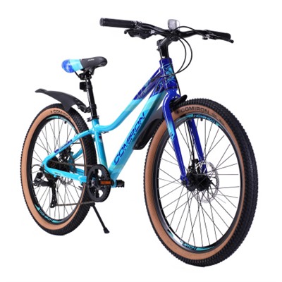 Велосипед 24" рама 12" 7sp COMIRON SMART ригид синий