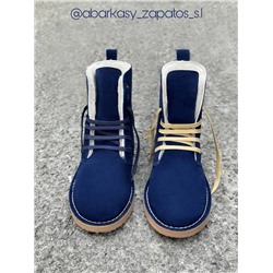 AB.Z. 27001/2 Azul С ДВОЙНЫМИ ШНУРКАМИ+AB.Z · Pelle · 21-19 (370) Marino АКЦИЯ