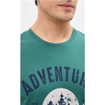 Футболка F411-06-838 d.green