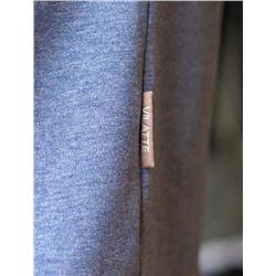 Футболка slim fit из премиального хлопка с эффектом меланж